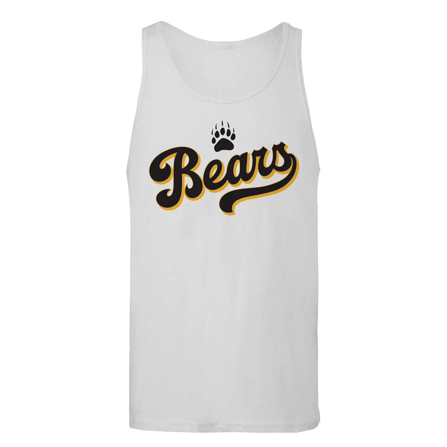 Tank Top Unisex Jersey Cotton  - Bears Script