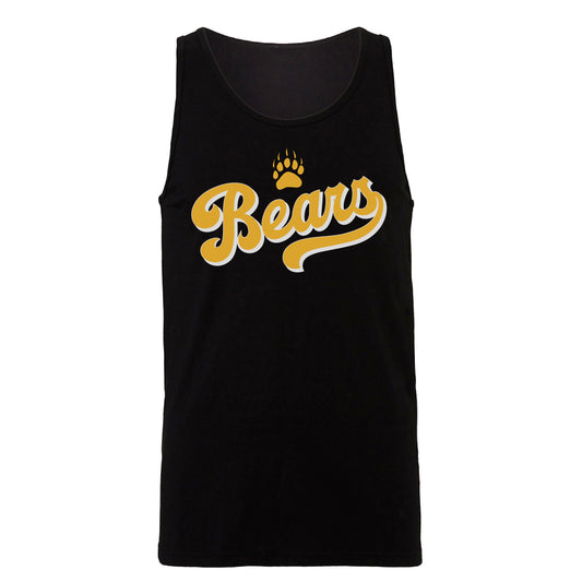 Tank Top Unisex Jersey Cotton  - Bears Script