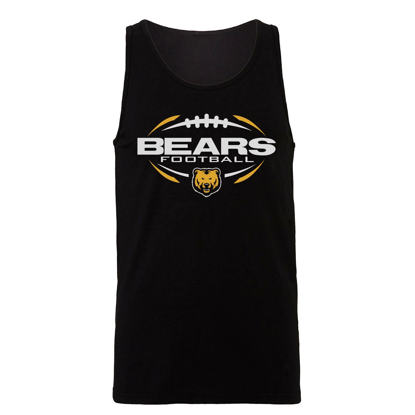 Tank Top Unisex Jersey Cotton - Bears Football Sleek