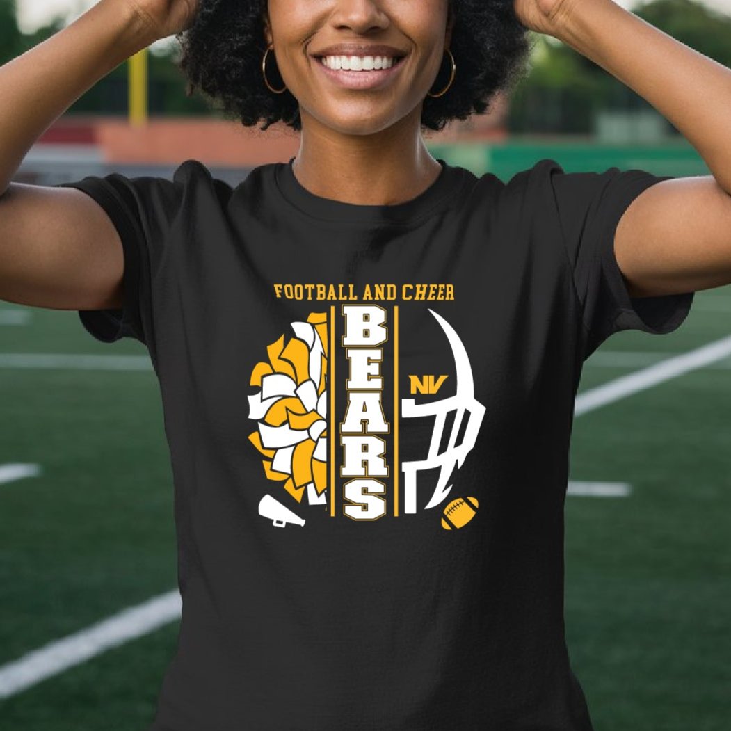 T-Shirt Unisex Jersey Cotton - Football and Cheer T-Shirt