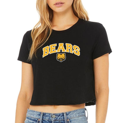 Ladies' Cropped T-Shirt Flowy Jersey  - Bears Arch