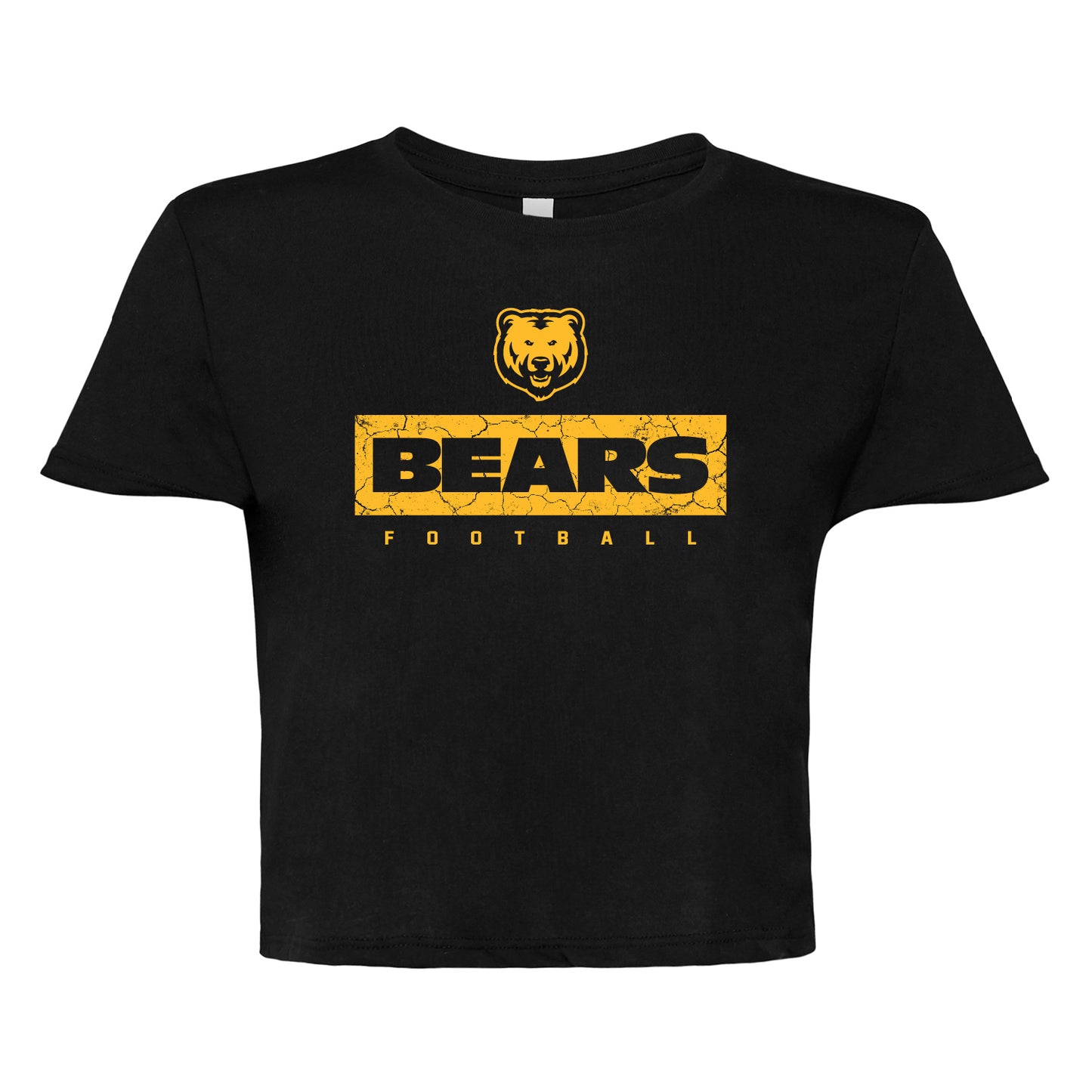 Ladies' Cropped T-Shirt Flowy Jersey - Bears Block