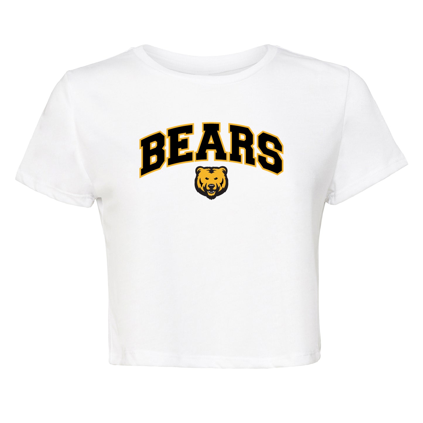 Ladies' Cropped T-Shirt Flowy Jersey  - Bears Arch