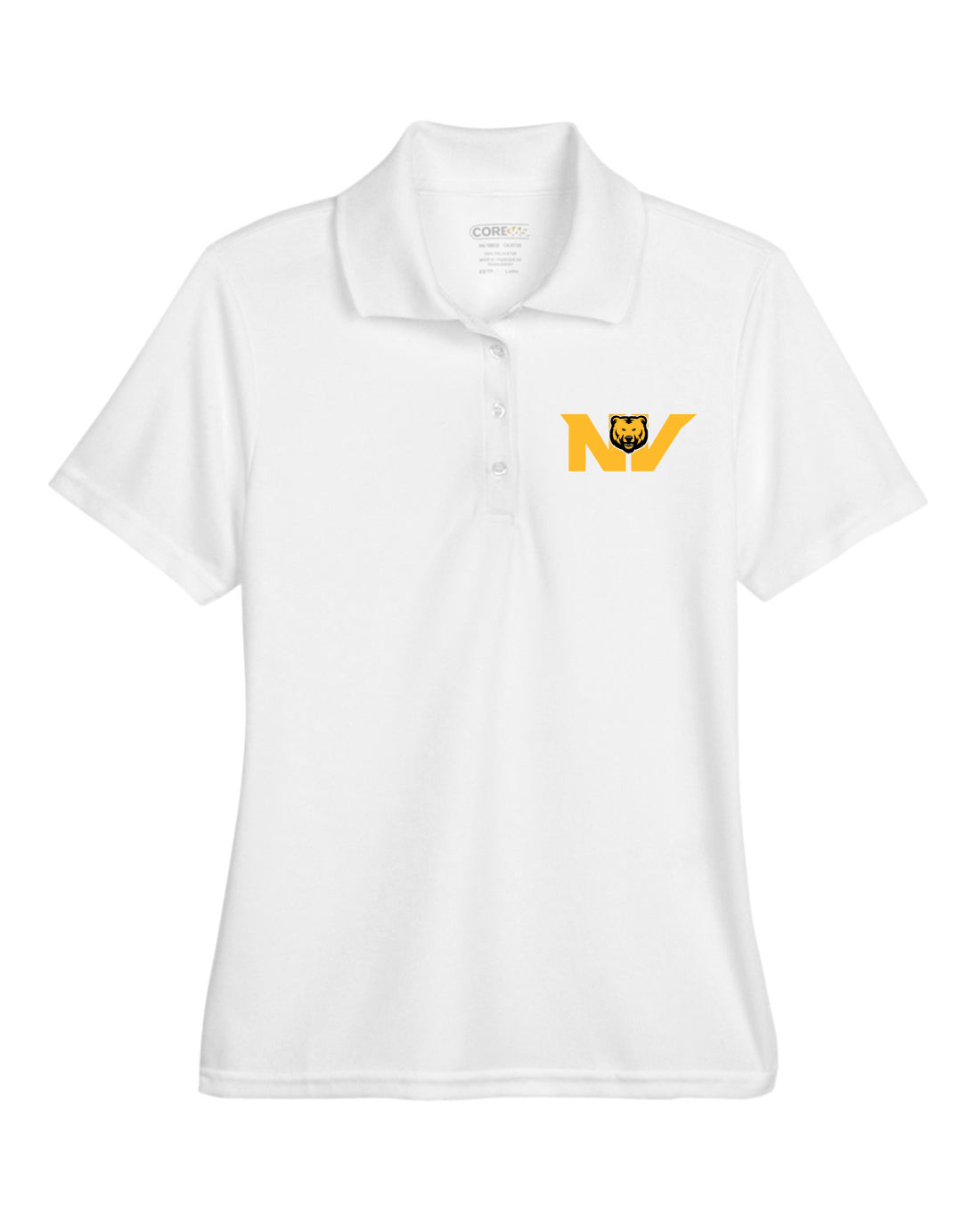 Core365 Women's Origin Performance Piqué Polo - Main Logo