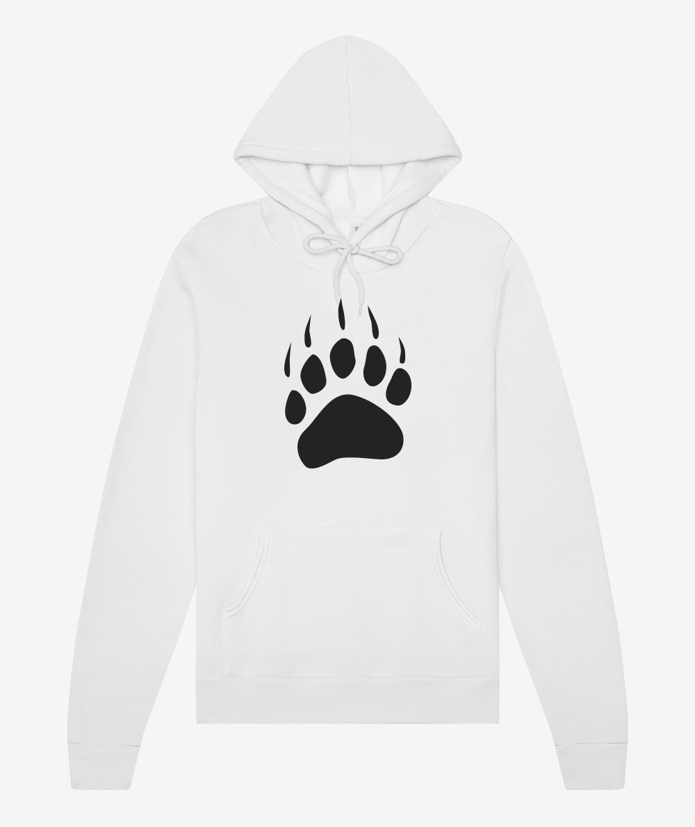 Bella+Canvas Sponge Fleece Hooded Sweatshirt - Paw