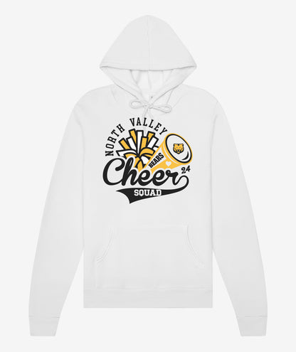 Bella+Canvas Sponge Fleece Hooded Sweatshirt - Cheer Squad