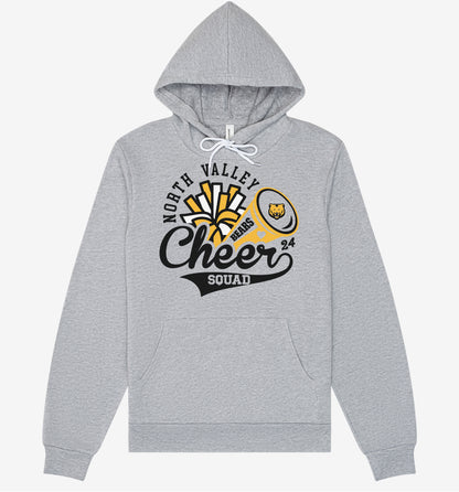 Bella+Canvas Sponge Fleece Hooded Sweatshirt - Cheer Squad