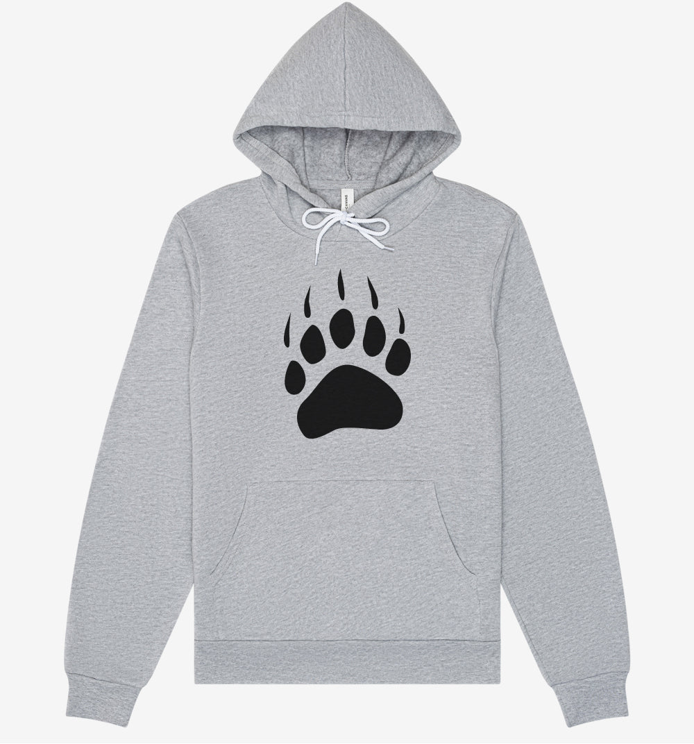 Bella+Canvas Sponge Fleece Hooded Sweatshirt - Paw