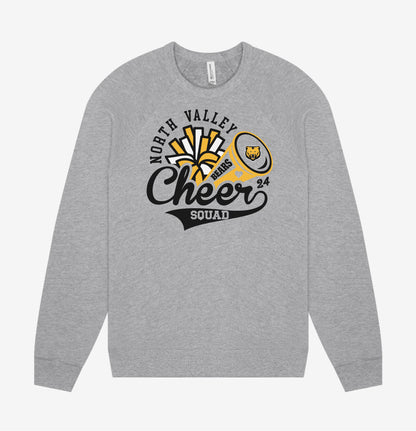 Bella+Canvas Sponge Fleece Crewneck Sweatshirt - Cheer Squad