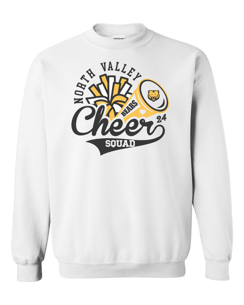 Gildan Heavy Blend Crewneck Sweatshirt - Cheer Squad