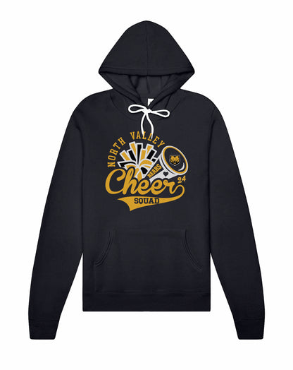 Bella+Canvas Sponge Fleece Hooded Sweatshirt - Cheer Squad