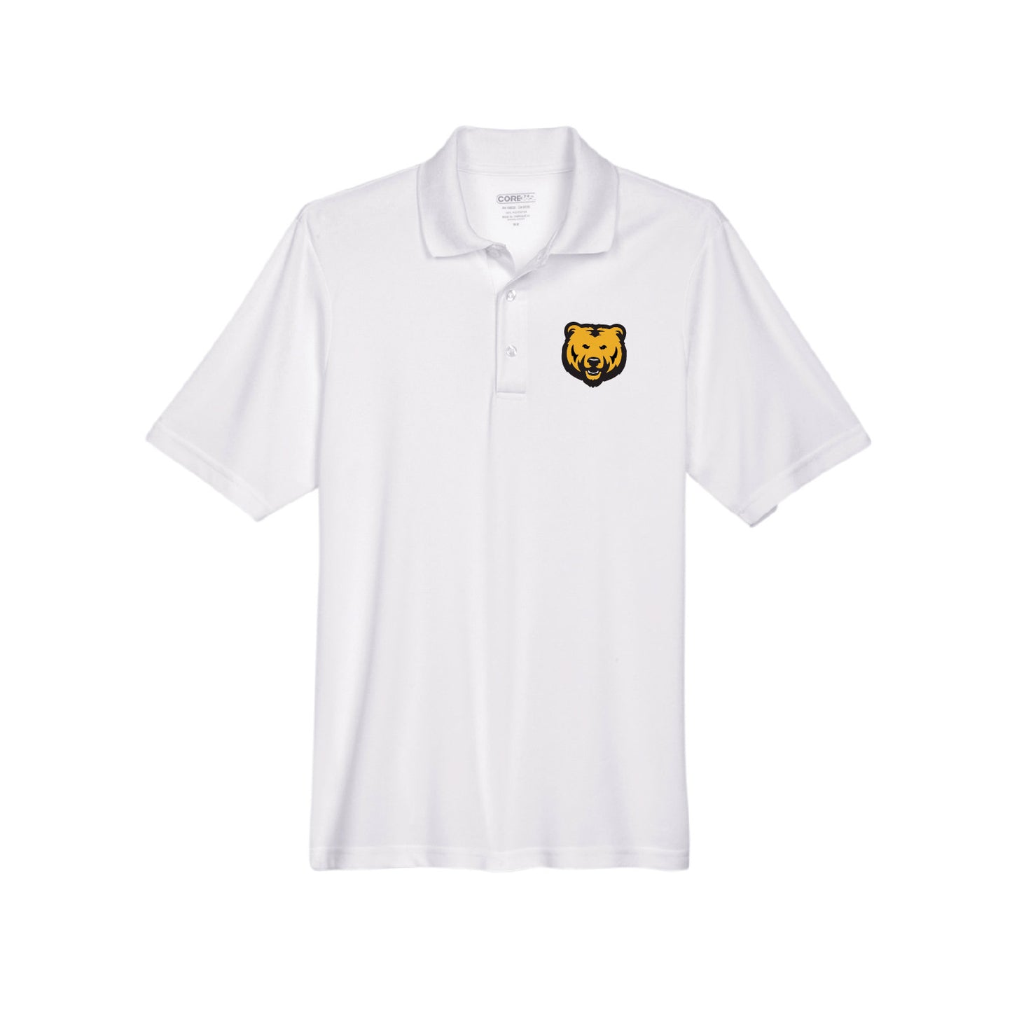 Men's Origin Performance Piqué Polo -Shirt Bear Head