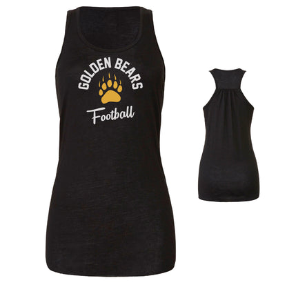 Ladies' Tank Top Flowy Racer Back  - Golden Paw