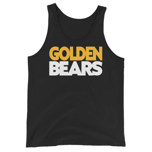 Tank Top Unisex Jersey Cotton - Golden Bears Bold