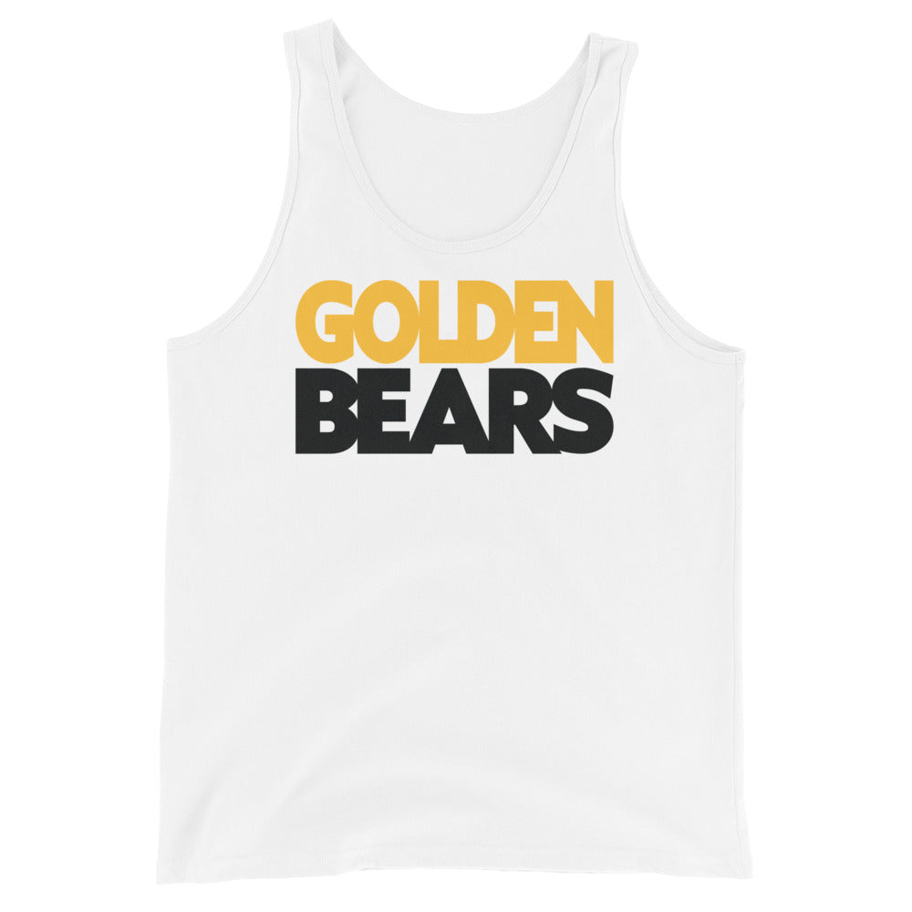 Tank Top Unisex Jersey Cotton - Golden Bears Bold