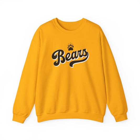 Gold Rush Hoodie Fleece Pullover  - Bears Script