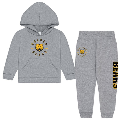 Toddler Fleece Jogger Set - Golden Bears Circle