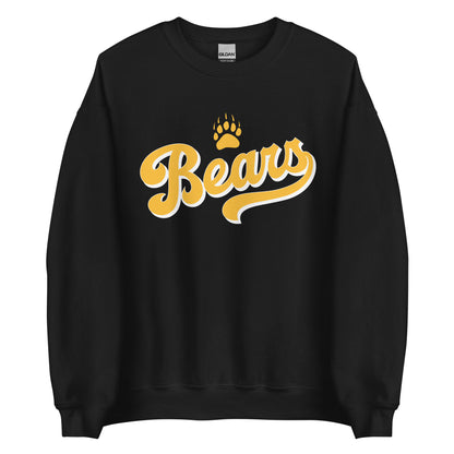 Crewneck Fleece Sweatshirt - Bears Script