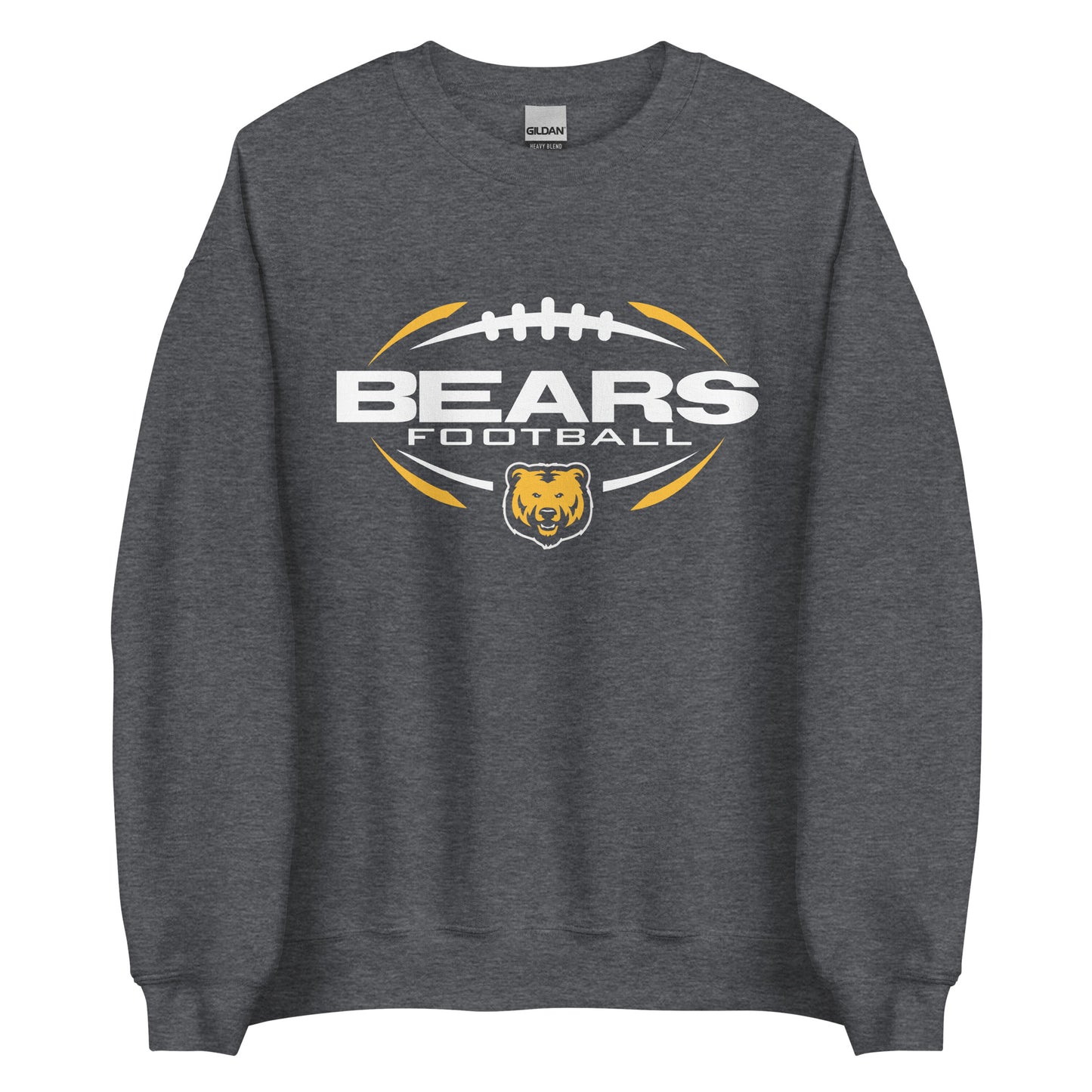 Crewneck Fleece Sweatshirt - Bears Football Sleek