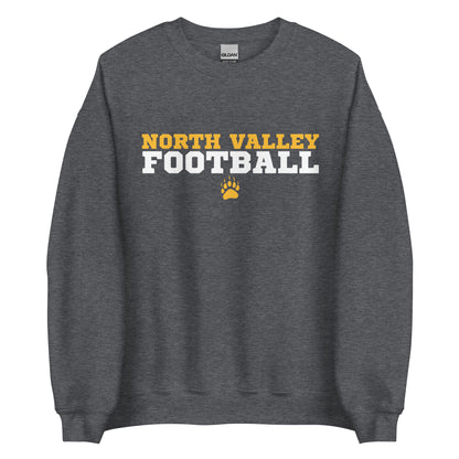 Crewneck Fleece Sweatshirt - North Valley Football