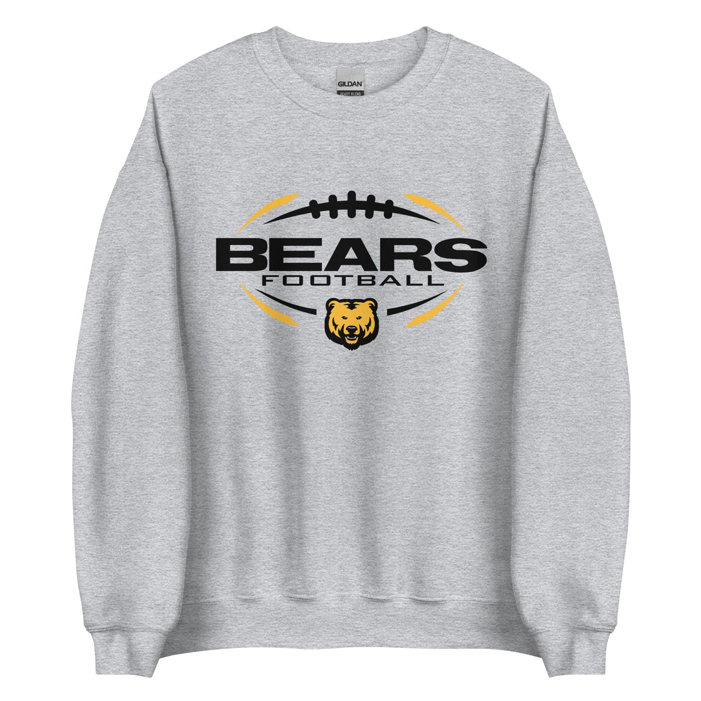 Crewneck Fleece Sweatshirt - Bears Football Sleek