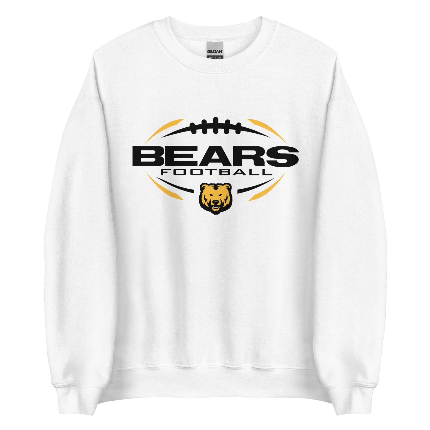 Crewneck Fleece Sweatshirt - Bears Football Sleek