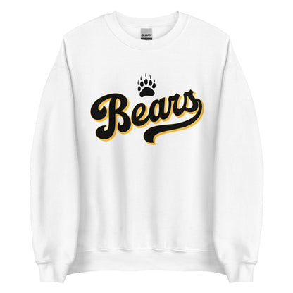 Crewneck Fleece Sweatshirt - Bears Script