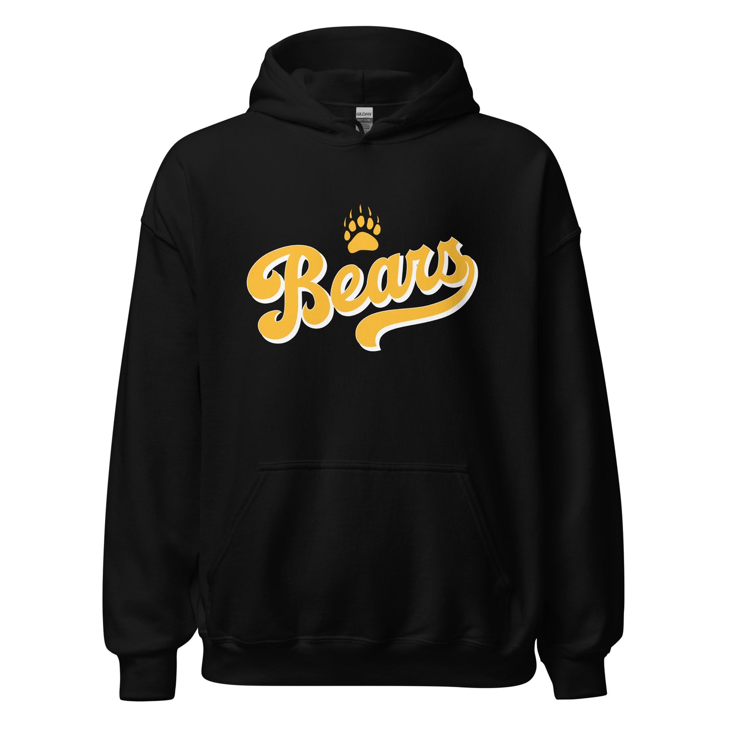 Hoodie Fleece Pullover - Bears Script