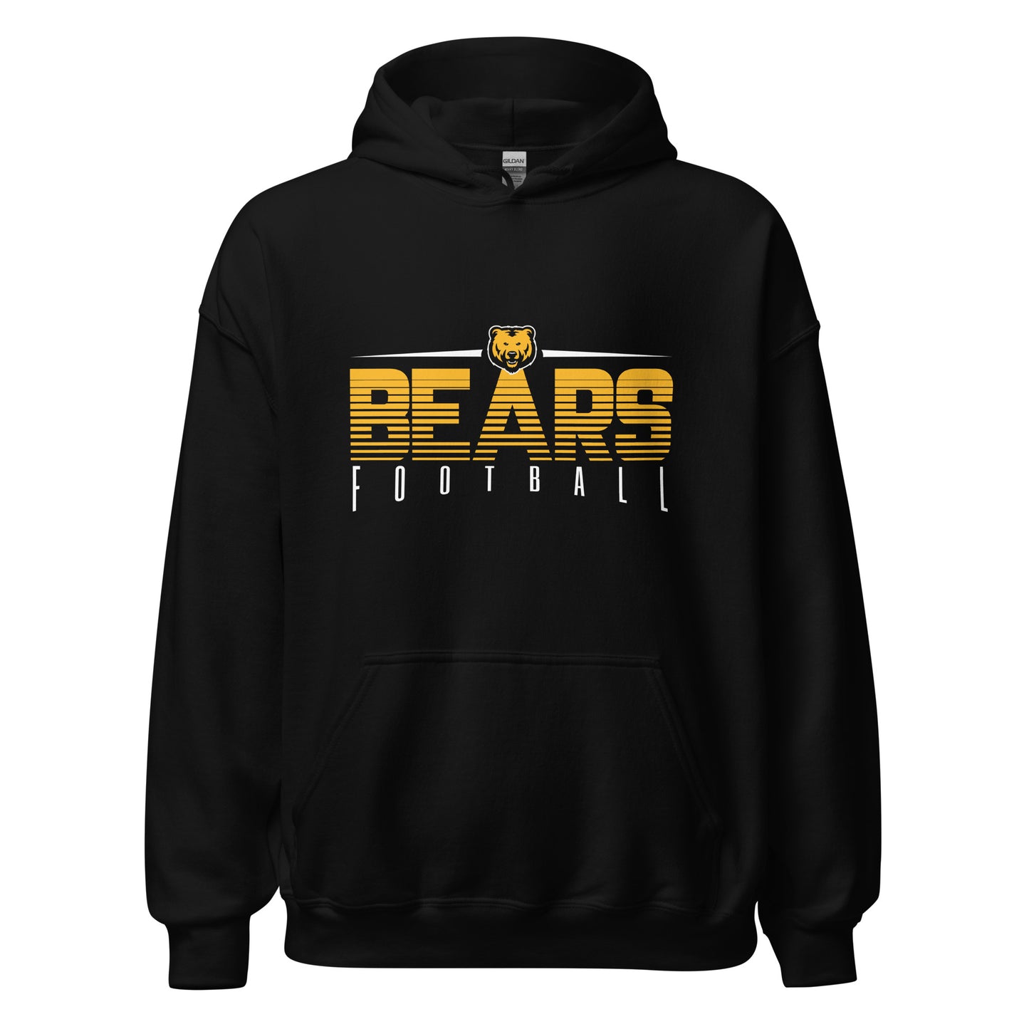 Hoodie Fleece Pullover - Bears Gradient