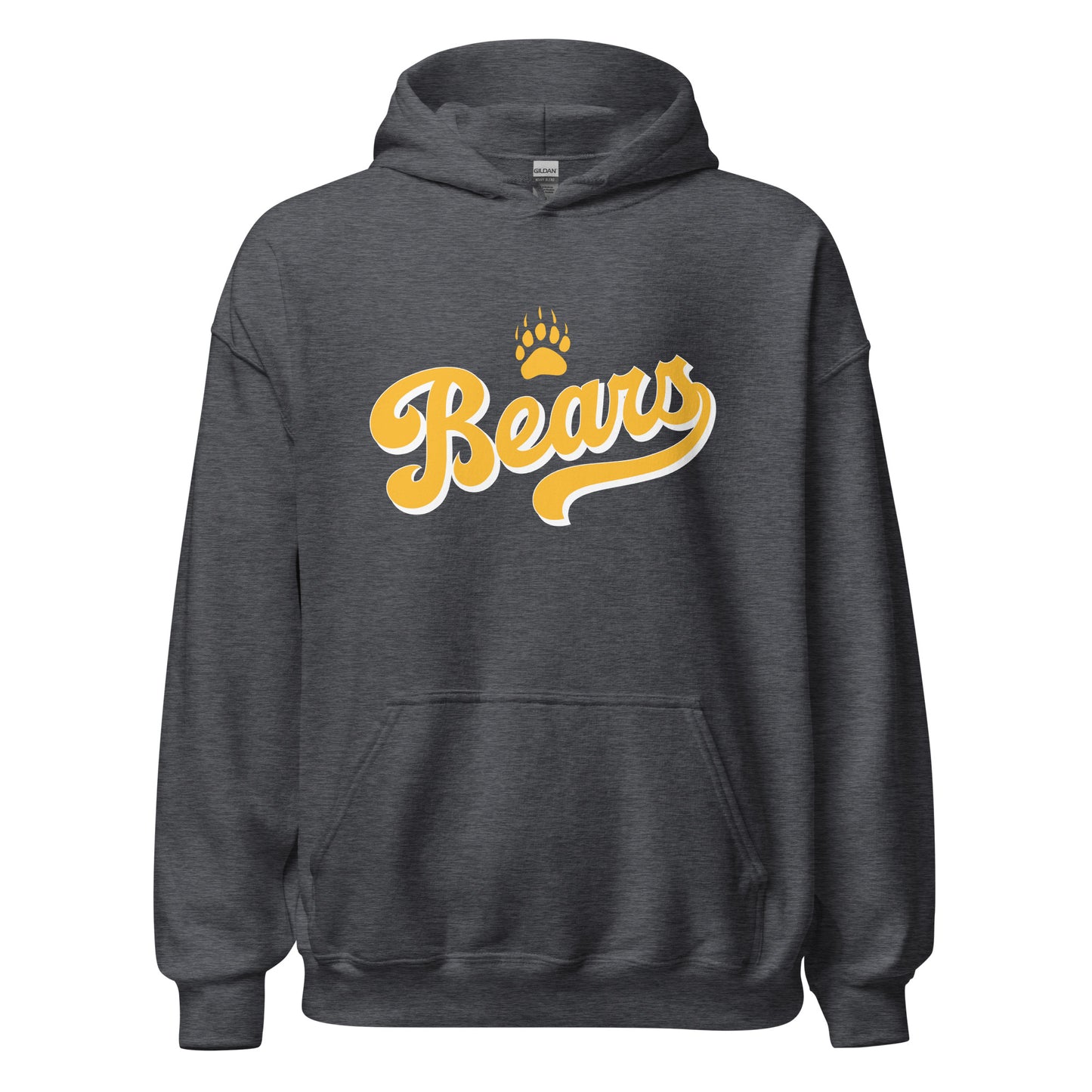 Hoodie Fleece Pullover - Bears Script