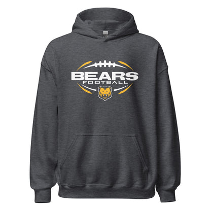 Hoodie Fleece Pullover - Bears Football Sleek