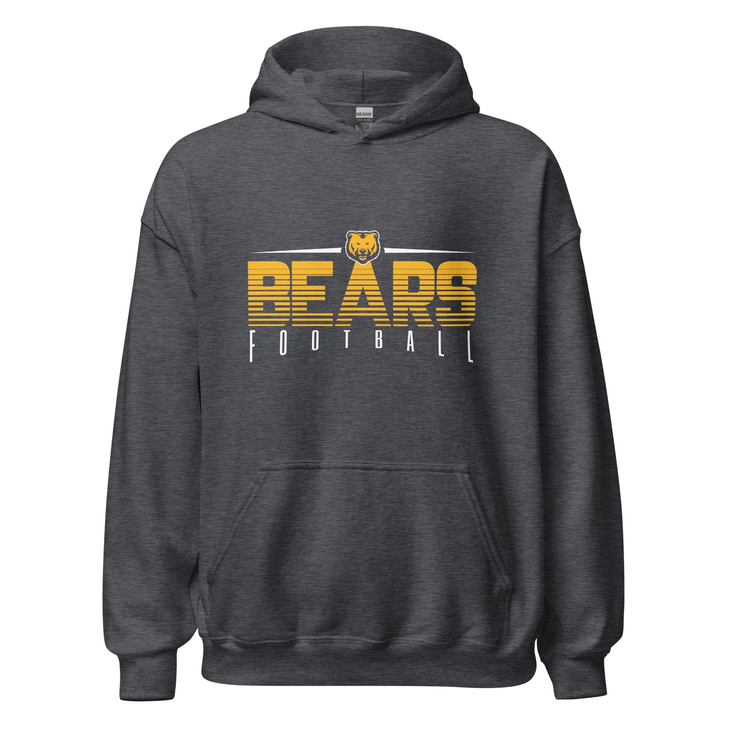 Hoodie Fleece Pullover - Bears Gradient