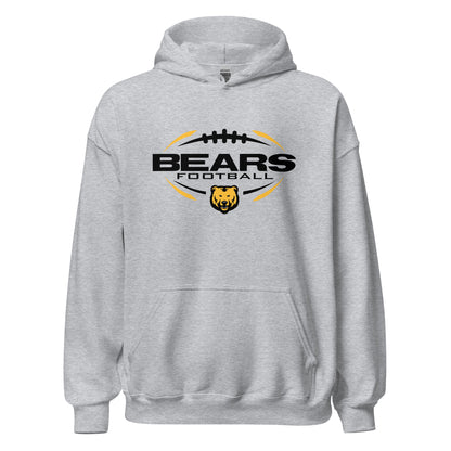 Hoodie Fleece Pullover - Bears Football Sleek