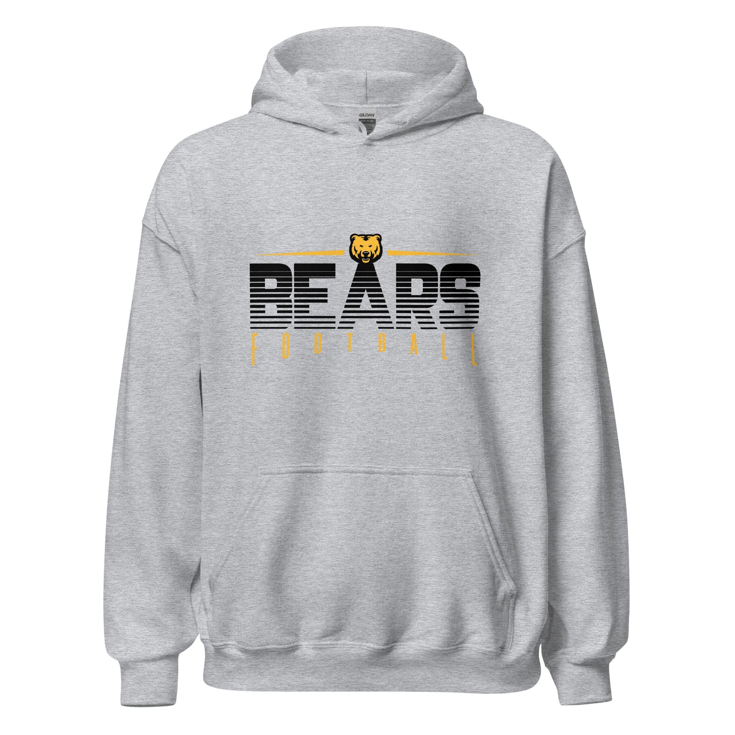 Hoodie Fleece Pullover - Bears Gradient