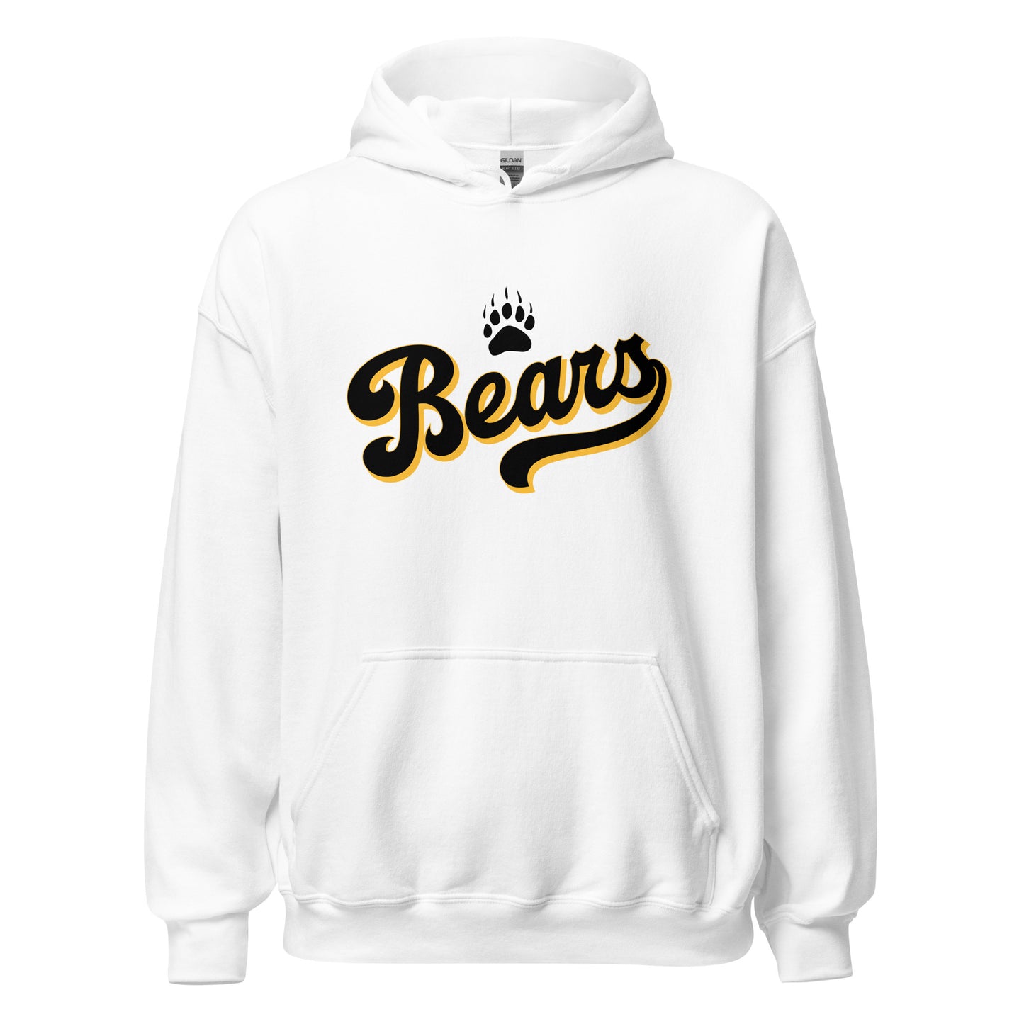 Hoodie Fleece Pullover - Bears Script