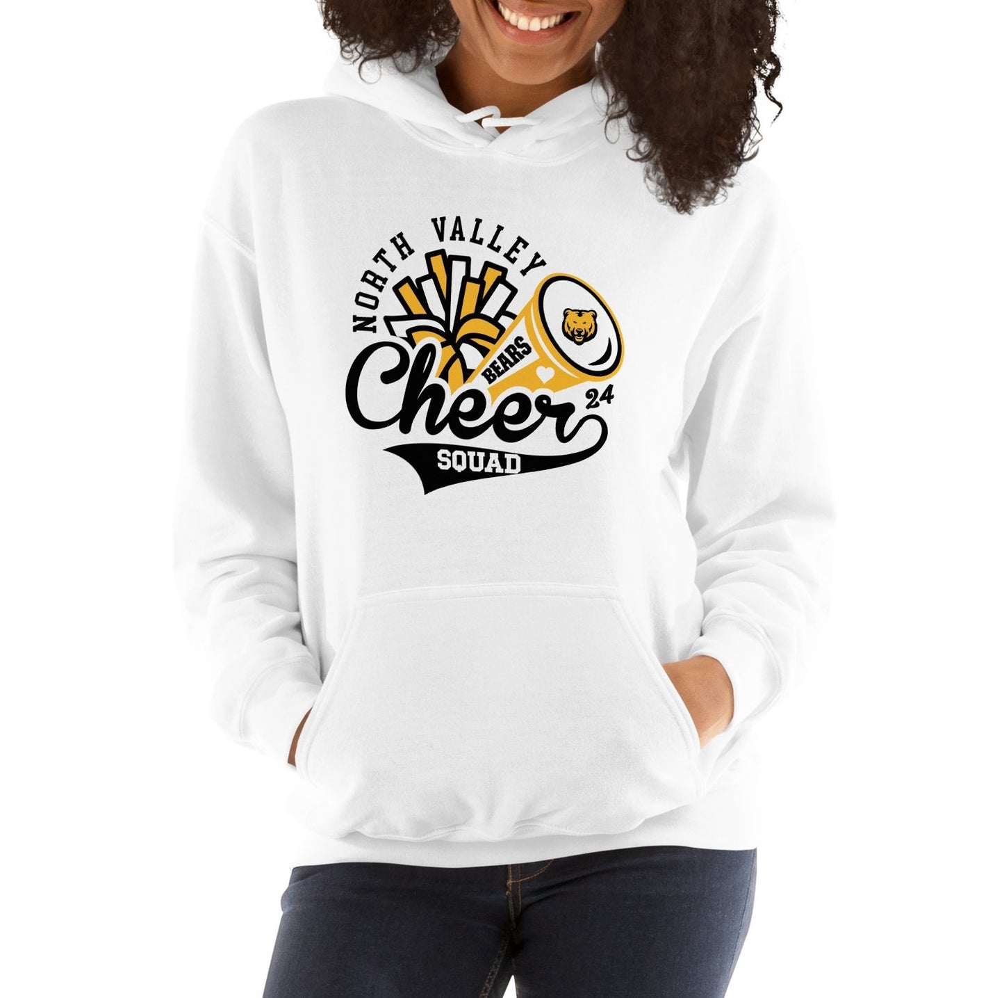 Hoodie Fleece Pullover  - Cheer Squad '24