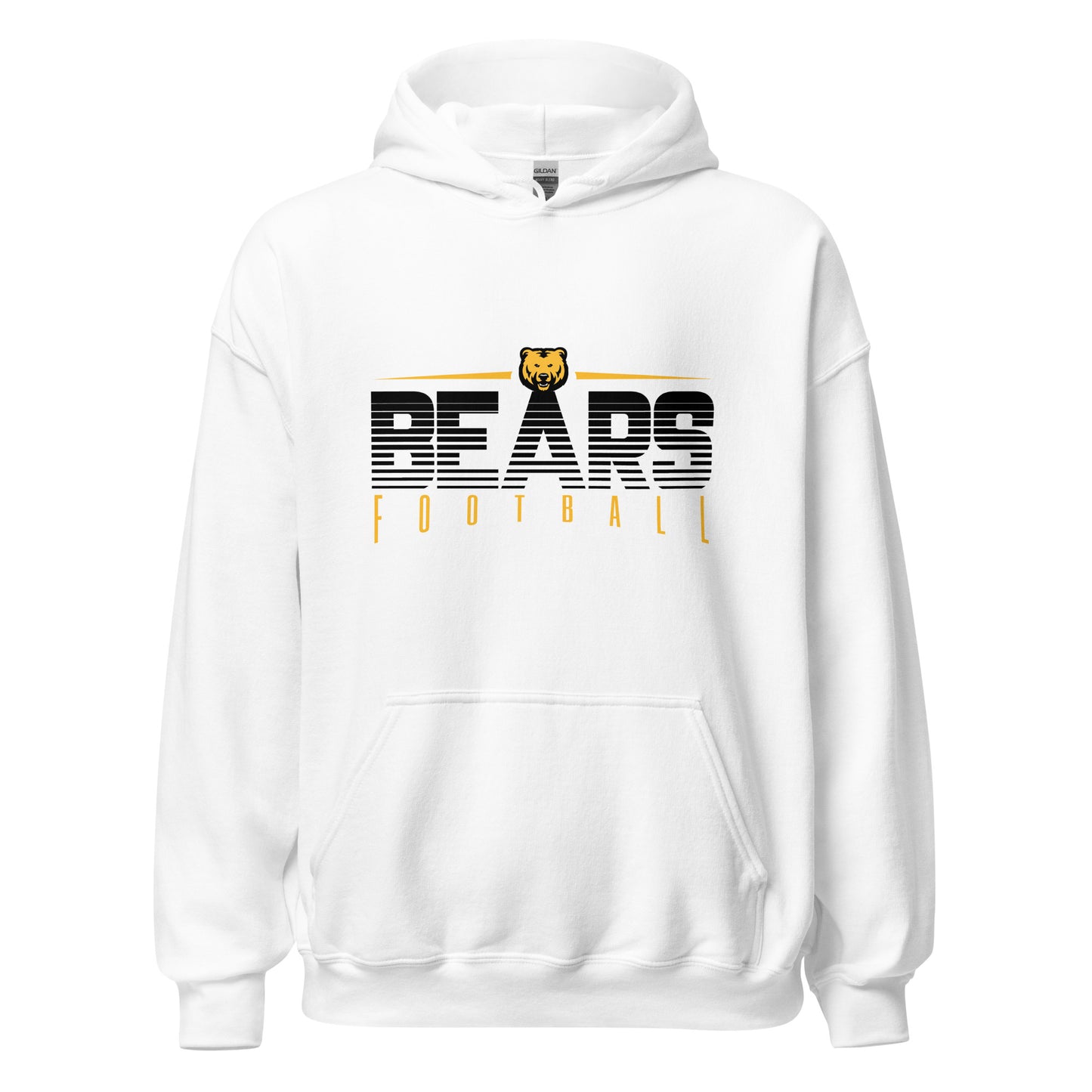 Hoodie Fleece Pullover - Bears Gradient