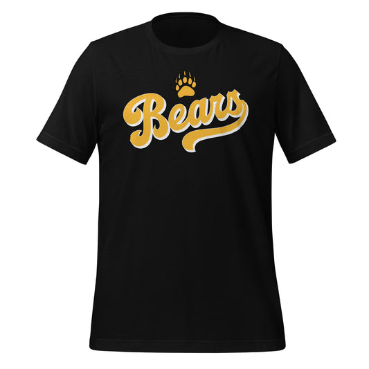 T-Shirt Unisex Jersey Cotton - Bears Script