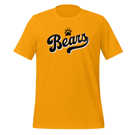 Gold Rush Unisex T-Shirt - Bears Script