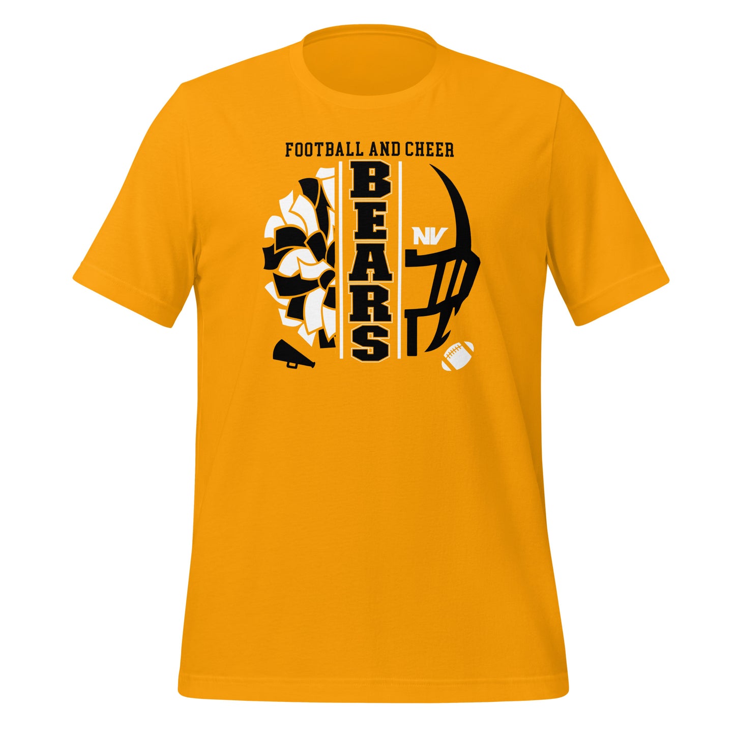 Gold Rush Unisex T-Shirt - Football & Cheer