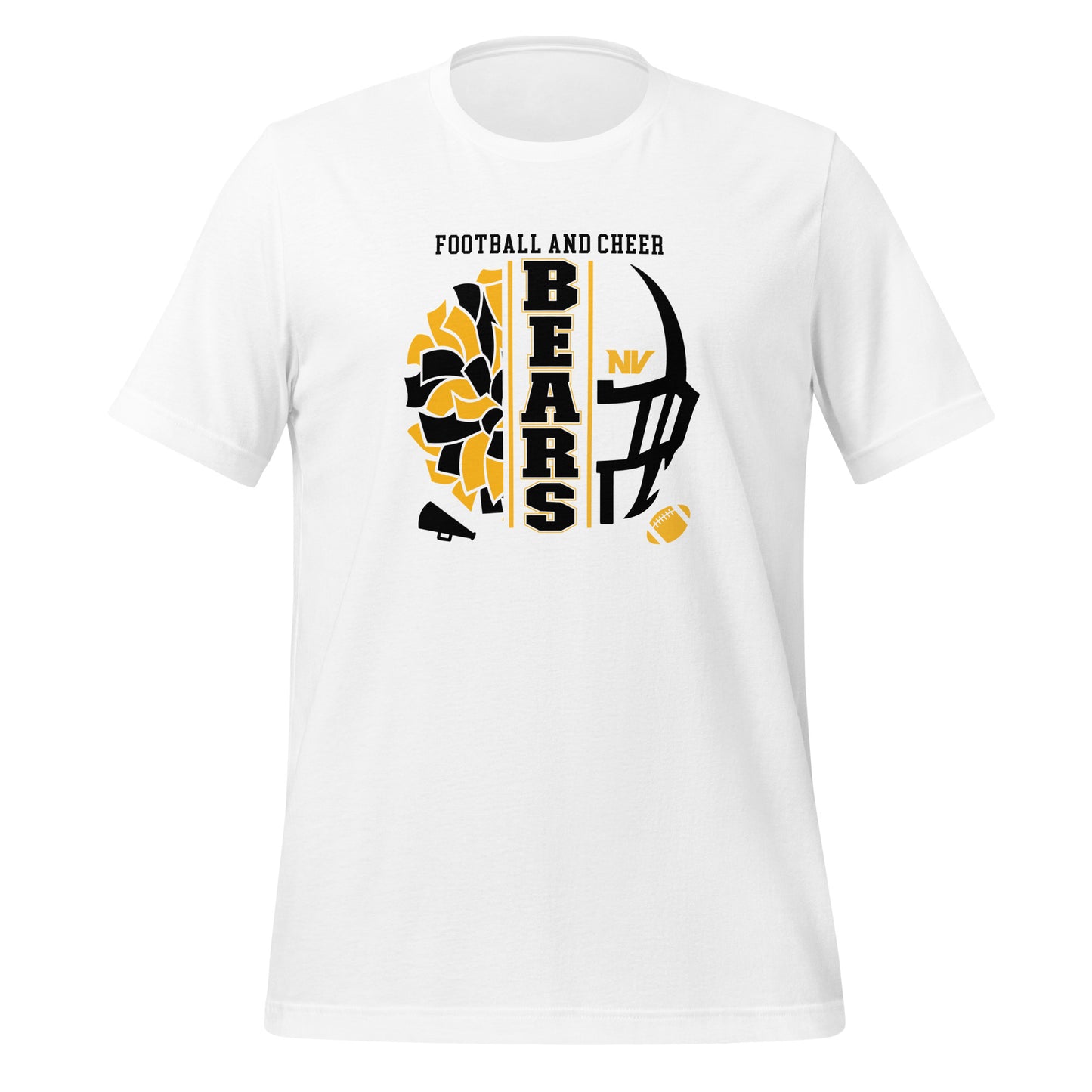 T-Shirt Unisex Jersey Cotton - Football and Cheer T-Shirt